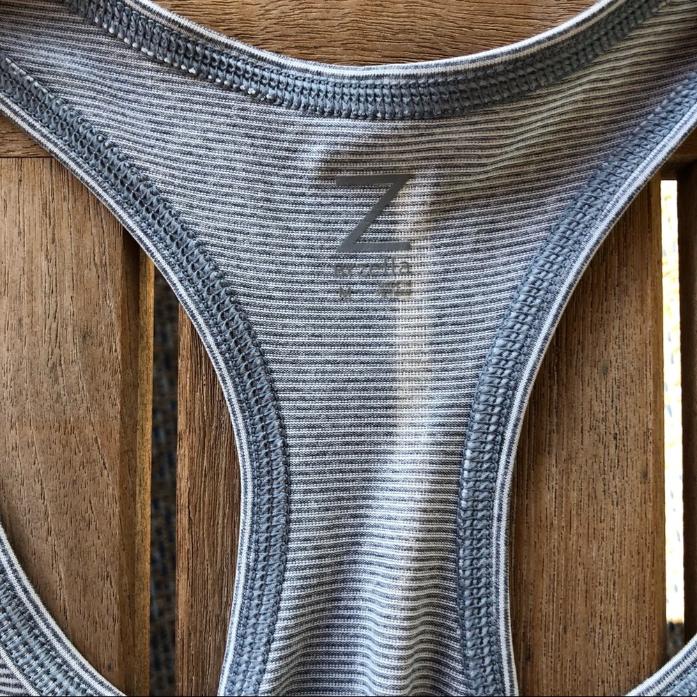 Zella Mini Stripe Racerback Tank - Picture 3 of 5